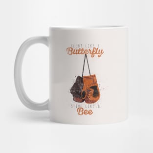 Float like a butterfly, sting like a bee! Mug